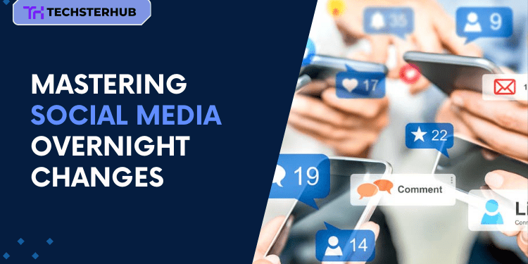 Image Stated "Here are the tips that can help you to keep up with up with the changes happening overnight in the social media industry"