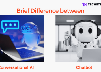 Image Stated "Brief Difference between Chatbots and Conversational AI"
