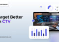 CTV advertising strategy analytics dashboard showing audience targeting and performance metrics