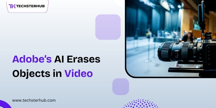 Adobe Firefly AI tool erasing object from video