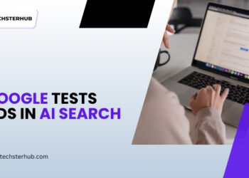Google AI Search mode with integrated ads