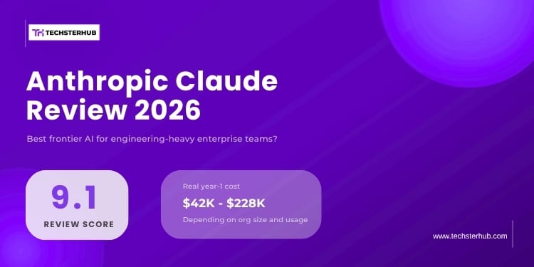 Anthropic Claude Review 2026: Best Enterprise Edition Guide 1 Anthropic Claude review 2026 score 9.1 out of 10