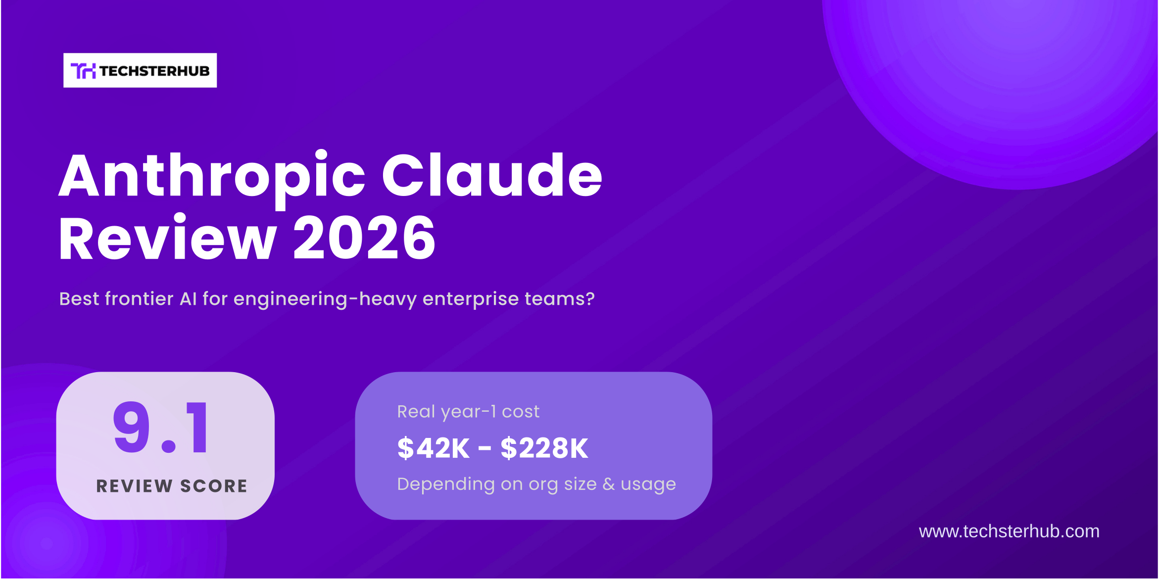 Anthropic Claude Review 2026: Best Enterprise Edition Guide 5 Anthropic Claude review 2026 score 9.1 out of 10